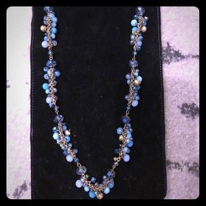Blue Beaded Necklace